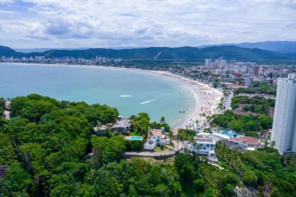 Comfort Guaruja Enseada Apartment 26 Wifi, Garagem E Ar Condicionado ภายนอก รูปภาพ