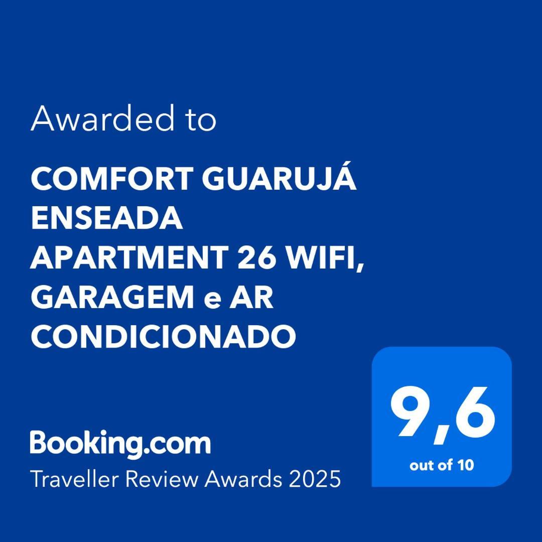 Comfort Guaruja Enseada Apartment 26 Wifi, Garagem E Ar Condicionado ภายนอก รูปภาพ